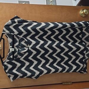 Chevron Print Blouse